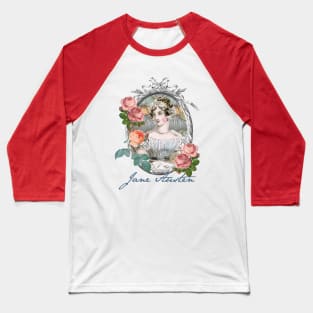 Jane Austen Baseball T-Shirt